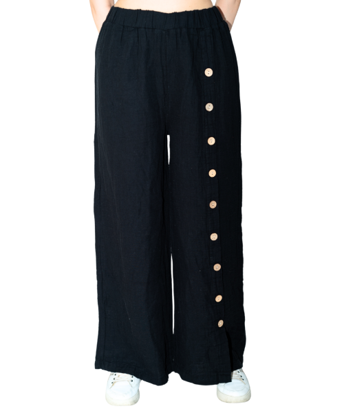Müslin Düğmeli pantolon